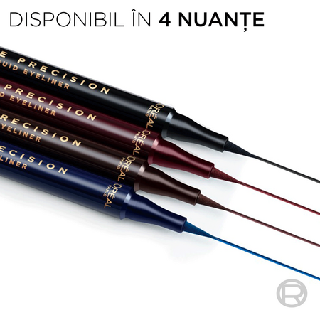 Tus lichid pentru ochi rezistent la transfer Nuanta 30 Bleu Suede Haute Precision, 1 ml, Loreal 686931