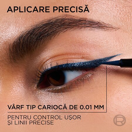 Tus lichid pentru ochi rezistent la transfer Nuanta 30 Bleu Suede Haute Precision, 1 ml, Loreal 686932