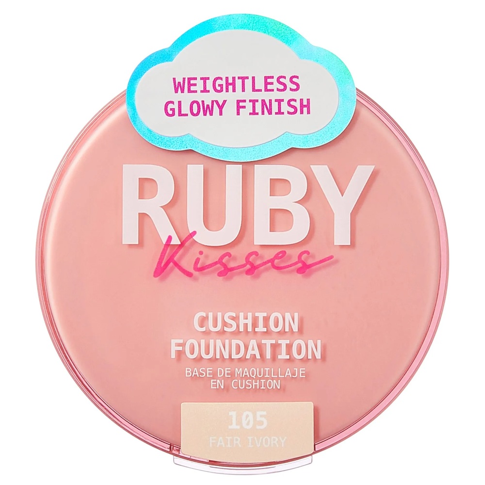 Fond de ten compact Cushion Foundation Fair Ivory, 15 g, Ruby Kisses