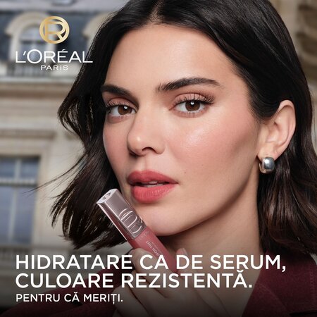 Luciu de buze hidratant Nuanta 635 Worth It Medium Hyaluron Tint, 5 ml, Loreal 687024