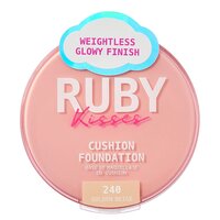 Fond de ten compact Cushion Foundation Golden Beige, 15 g, Ruby Kisses