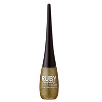 Tus lichid cu sclipici Nuanta Glitz N' Gold Glitter Eyeliner, 7 ml, Ruby Kisses