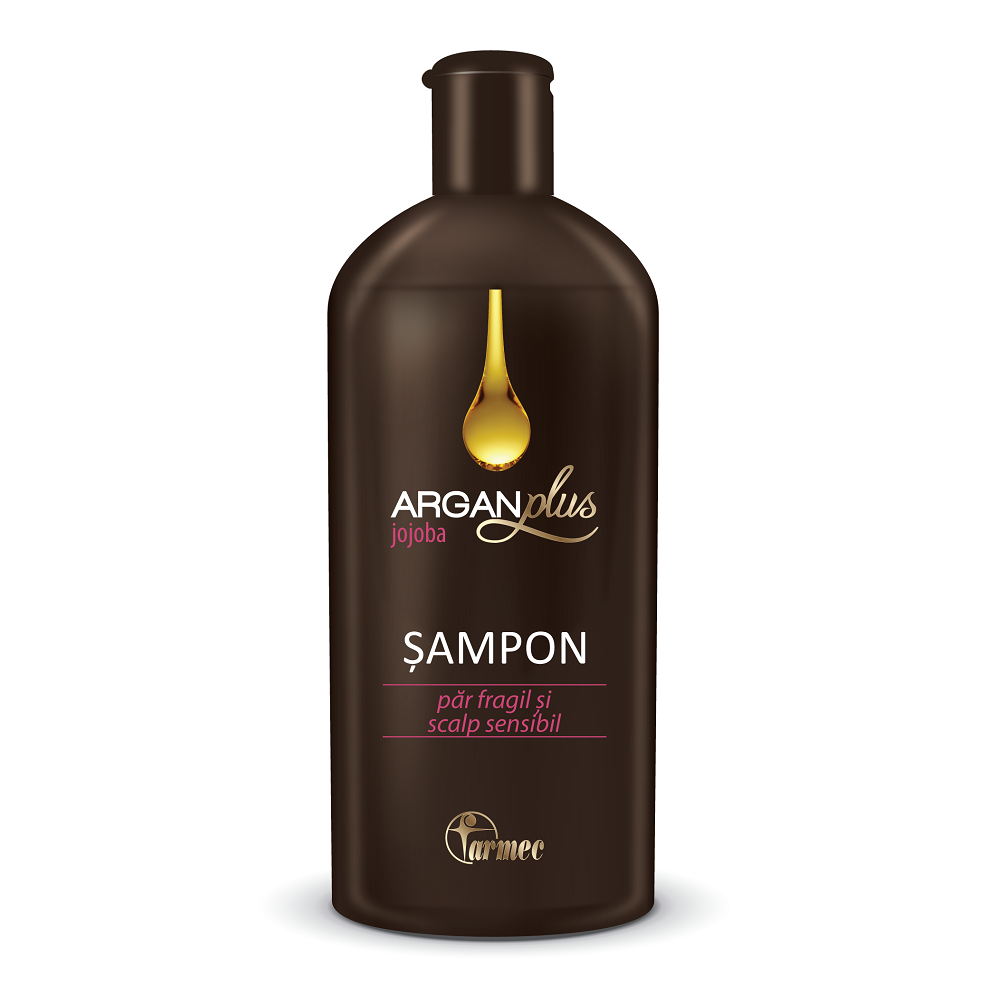 Sampon pentru par fragil cu jojoba ArganPlus, 250 ml, Farmec