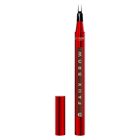 Tus pentru sprancene cu pensula dubla Nuanta Light Brunette Infaillible Faux Brow, 1 ml, Loreal 687117