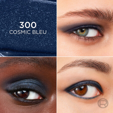 Fard de pleoape cremos Nuanta 300 Cosmic Bleu Le Shadow Stick Smokey, 1.4 g, Loreal 687246