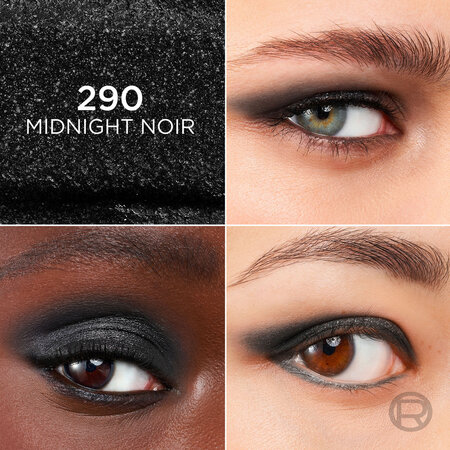 Fard de pleoape cremos Nuanta 290 Midnight Noir Le Shadow Stick Smokey, 1.4 g, Loreal 687237