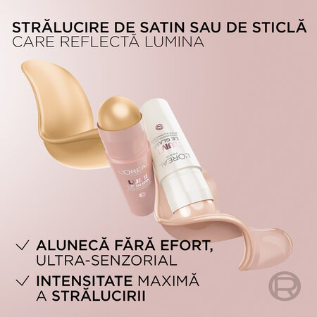 Stick iluminator multifunctional Nuanta 610 Glass Pearl Eclat Lumi Le Glass, 5 g, Loreal 687294