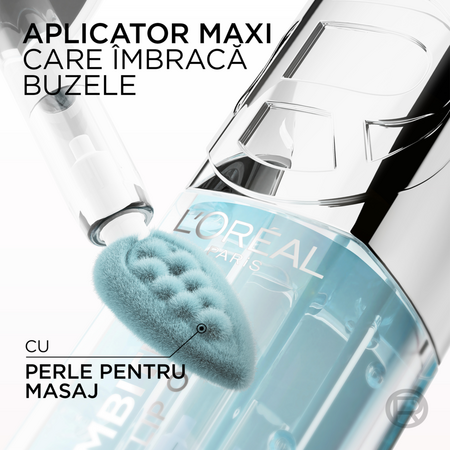 Ulei pentru buze cu efect de volum Nuanta 113 Cristal Ice Plump Ambition pH, 5 ml, Loreal 687361