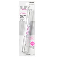 Mascara pentru gene si sprancene Go Braw Duo Clear, 2.5 ml, Ruby Kisses