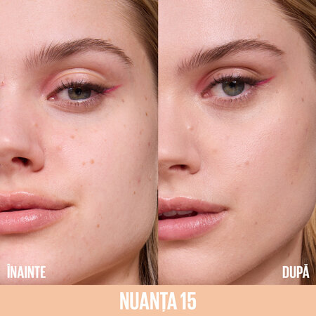 Corector cu efect de serum  pentru ochi Nuanta 15 Lifter Concealer, 11 ml, Maybelline 687441