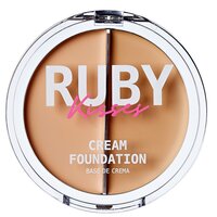 Fond de ten compact Duo Cream Foundation Level 2, 12 g, Ruby Kisses