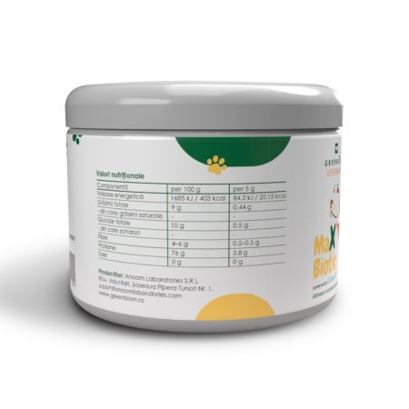 Prebiotic complet pentru caini MaxBiotic Veterinary, 250 g, Greenbiom 687504