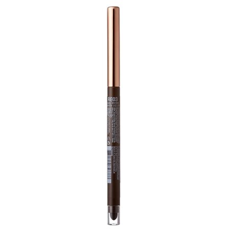 Creion pentru ochi 24 HR Eyeliner Waterproof Dark Brown, 0.3 g, Ruby Kisses 687503