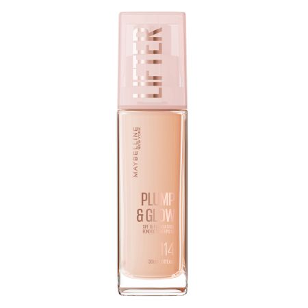 Fond de ten iluminator Nuanta 114 Lifter Plump & Glow, 30 ml, Maybelline