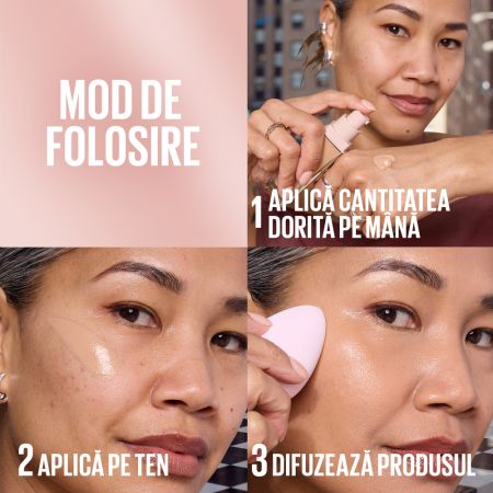 Fond de ten iluminator Nuanta 110 Lifter Plump & Glow, 30 ml, Maybelline 687562