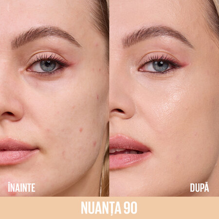 Fond de ten iluminator Nuanta 90 Lifter Plump & Glow, 30 ml, Maybelline 687536
