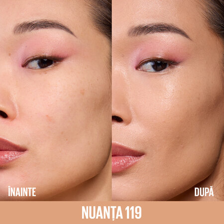 Fond de ten iluminator Nuanta 119 Lifter Plump & Glow, 30 ml, Maybelline 687623