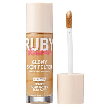 Fond de ten 3 in 1 Glowy Skin Filter Golden Medium, 30 ml, Ruby Kisses 687583