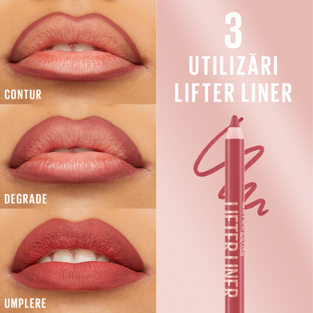 Creion de buze nuanta 015 Open Late Lifter Liner, 1.3 g, Maybelline 687721