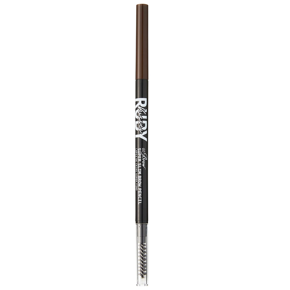 Creion pentru sprancene Go Brow Super Slim Dark Brown, 0.09 g, Ruby Kisses