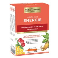 Energie si vitalitate Apielixir, 20 fiole x 10 ml, Albina Carpatina
