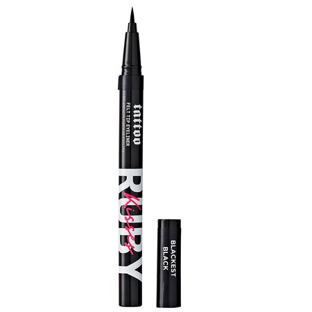 Tus de ochi Tattoo Felt Tip Eyeliner Blackest Black, 0.7 ml, Ruby Kisses 687807