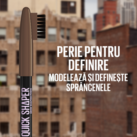 Creion pentru definirea sprancenelor Nuanta 05 Deep Brown Quick Shaper, 1 g, Maybelline 687862