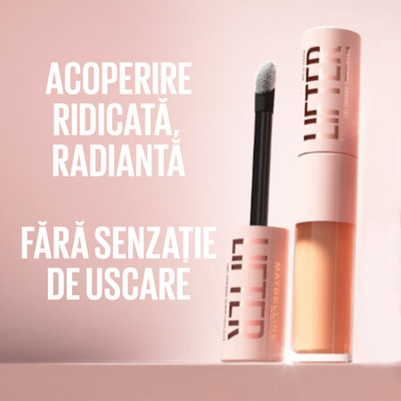 Corector cu efect de serum  pentru ochi Nuanta 50 Lifter Concealer, 11 ml, Maybelline 687906