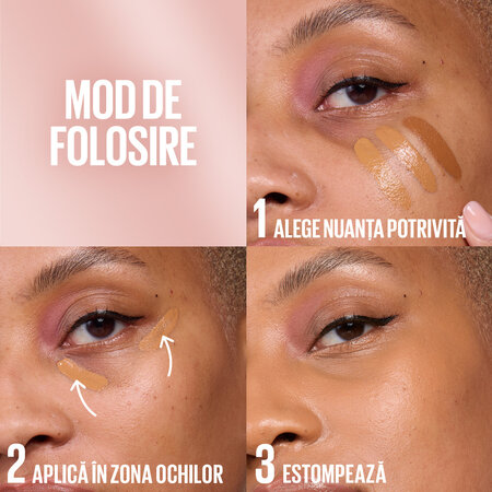 Corector cu efect de serum  pentru ochi Nuanta 50 Lifter Concealer, 11 ml, Maybelline 687908