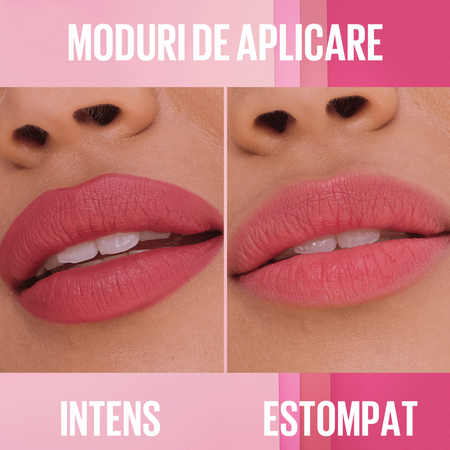 Ruj-serum mat cu efect hidratant nuanta 001 Crop Top, 4.5 g, Maybelline 688384