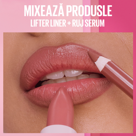 Ruj-serum satinat cu efect hidratant Nuanta 108 Fit Check, 4.5 g, Maybelline 688446