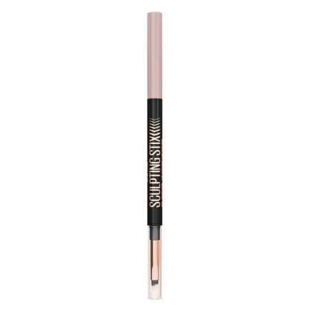 Creion de ochi smokey cu doua capete Nuanta 016 Black Blur Sculpting Stix, 0.7 g, Maybelline