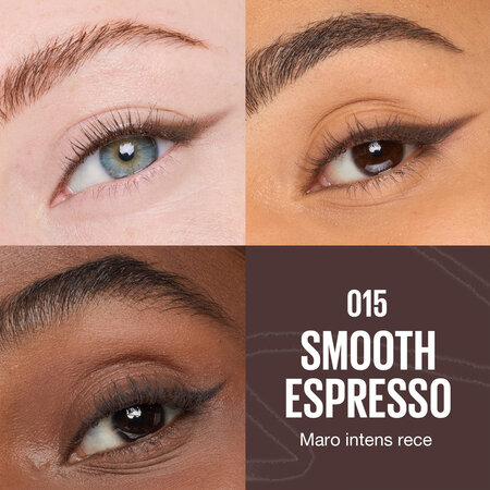 Creion de ochi smokey cu doua capete Nuanta 015 Smooth Espresso Sculpting Stix, 0.7 g, Maybelline 688360