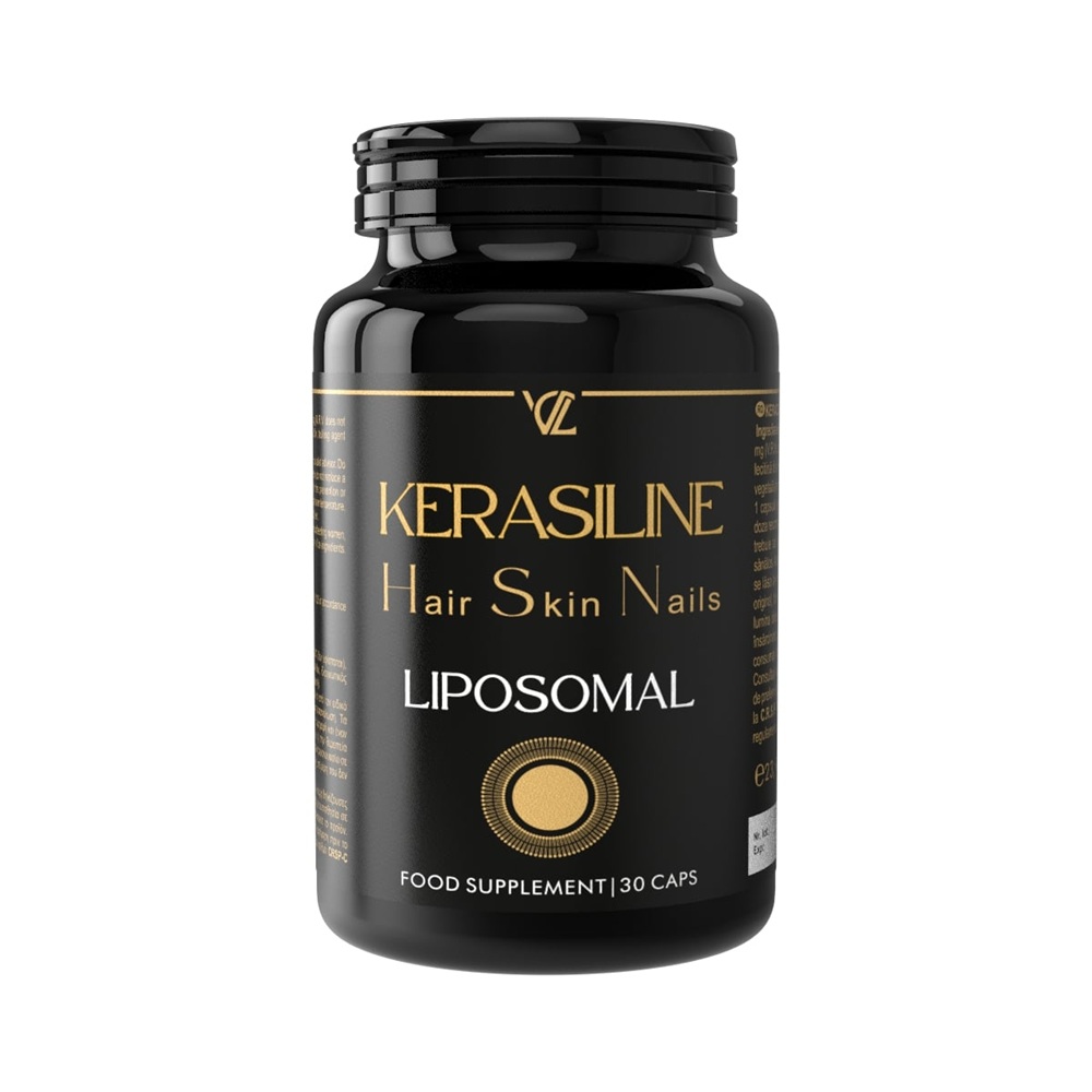 Formula pentru par, piele si unghii Kerasiline HSN Liposomal, 30 capsule vegetale, Vio Nutri Lab
