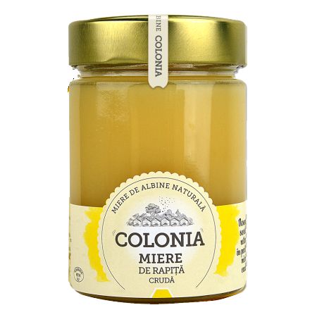 Miere cruda de rapita Colonia, 420 g, Evicom Honey