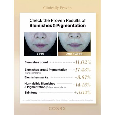 Serum pentru uniformizare cu 23% vitamina C The Vitamin C, 20 g, Cosrx 688084