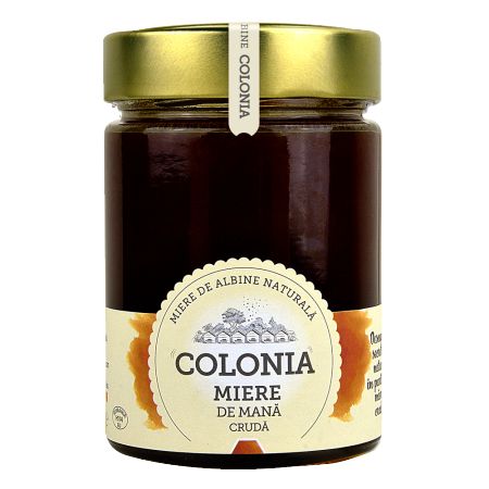 Miere cruda de mana Colonia, 420 g, Evicom Honey