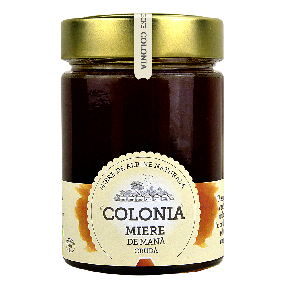 Miere cruda de mana Colonia, 420 g, Evicom Honey