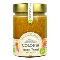 Miere crema bio poliflora Colonia, 420 g, Evicom Honey