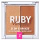 Iluminator si bronzar Glow & Bronze Medium, 9.9 g, Ruby Kisses 688193