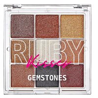 Paleta de farduri Makeup Palette Gemstones, 14.4 g, Ruby Kisses