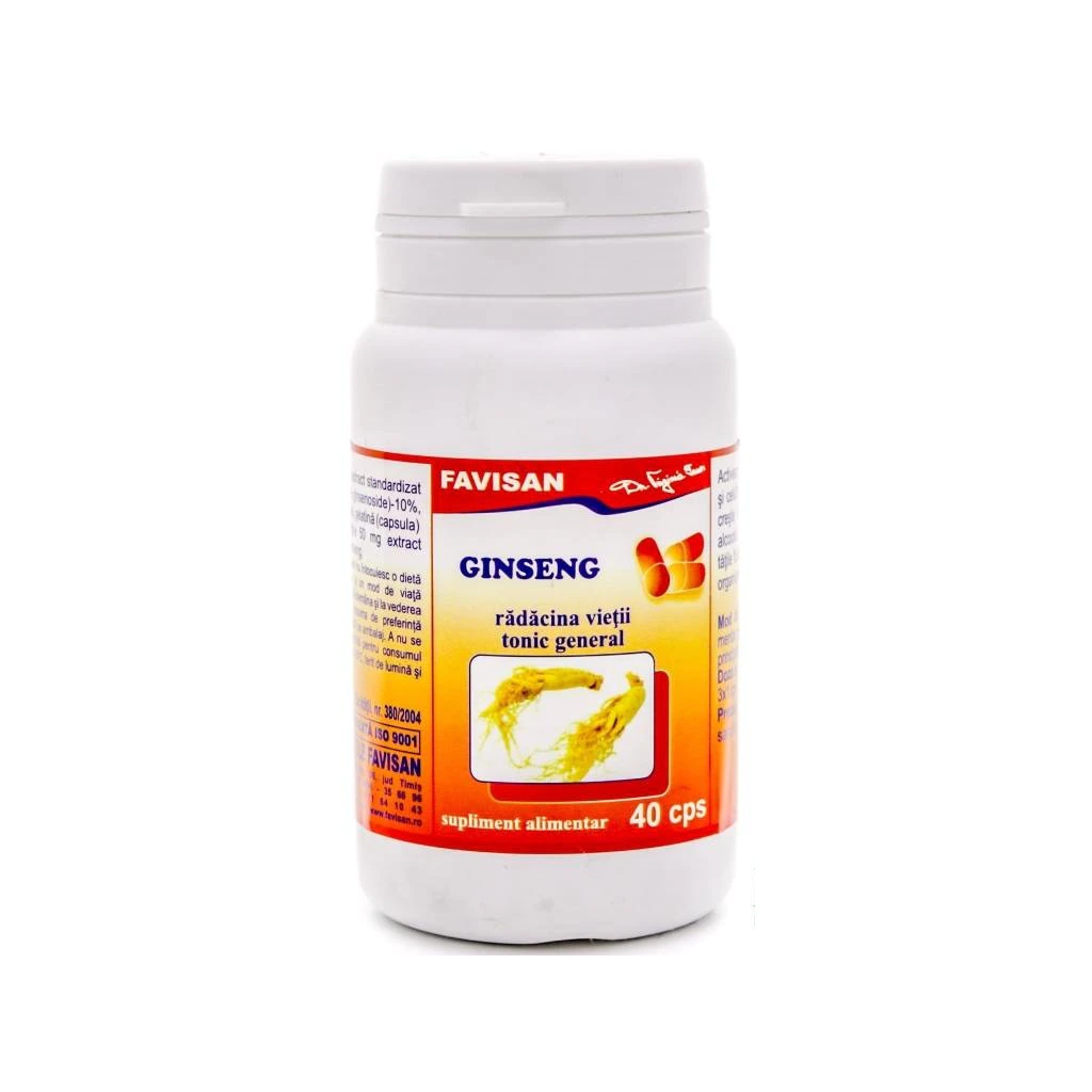 Ginseng, 40 capsule, Favisan