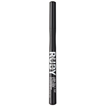 Tus de ochi Long Felt Tip Black, 1.2 ml, Ruby Kisses 688206