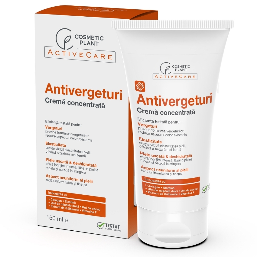 Crema concentrata antivergeturi Active Care, 150 ml, Cosmetic Plant