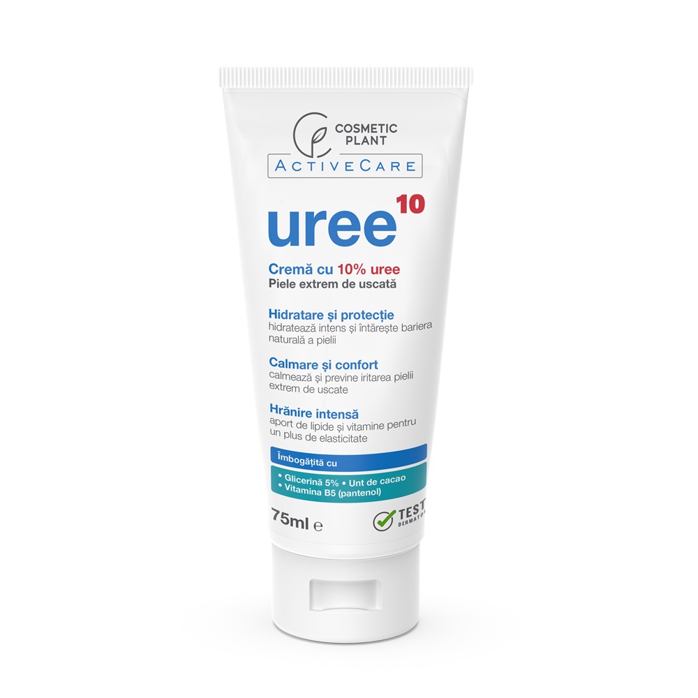 Crema cu 10% uree pentru piele extrem de uscata Active Care, 75 ml, Cosmetic Plant