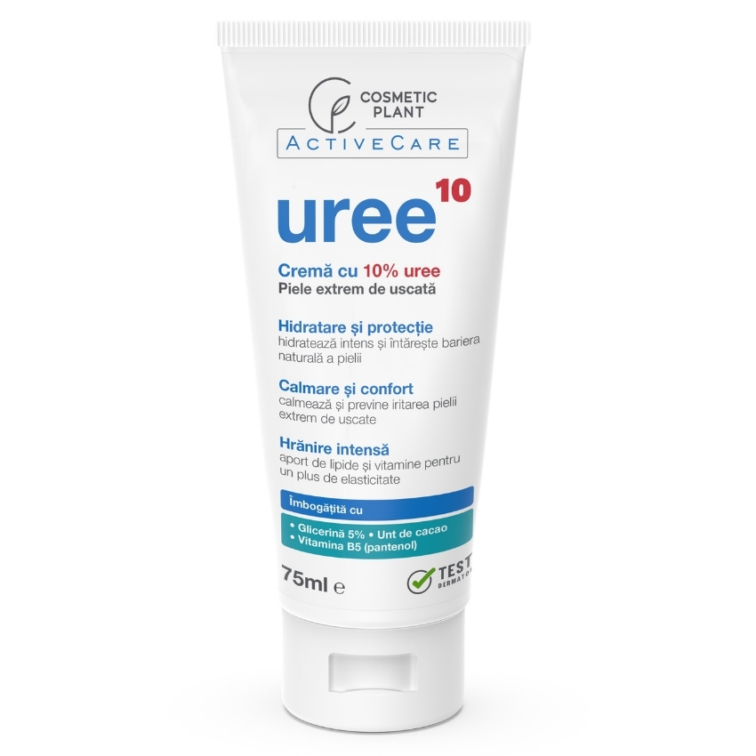 Crema cu 10% uree pentru piele extrem de uscata Active Care, 75 ml, Cosmetic Plant