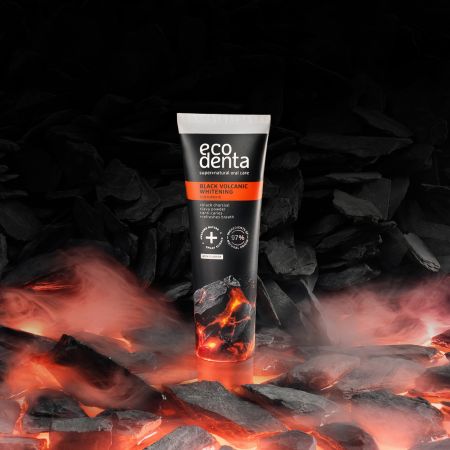 Pasta de dinti pentru albire Black Whitening, 100 ml, Ecodenta 688425