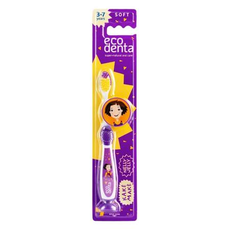 Periuta de dinti pentru copii Nelly Jelly Soft, 1 bucata, Ecodenta