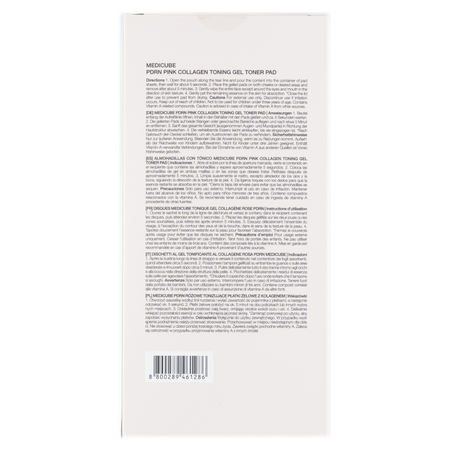 Dischete pentru curatarea tenului cu toner, PDRN roz derivat din somon si colagen, 70 bucati, Medicube 739158