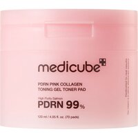 Dischete pentru curatarea tenului cu toner, PDRN roz derivat din somon si colagen, 70 bucati, Medicube